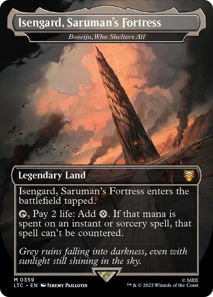 Isengard, Saruman's Fortress - Boseiju, Who Shelters All [The Lord of the Rings: Tales of Middle-Earth Commander] | Rock City Comics