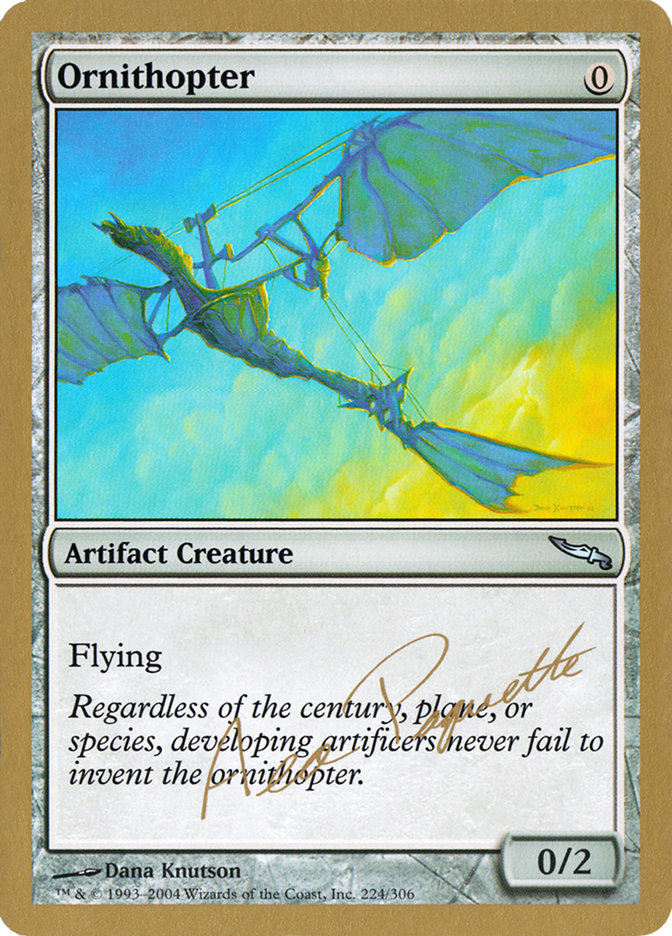 Ornithopter (Aeo Paquette) [World Championship Decks 2004] | Rock City Comics