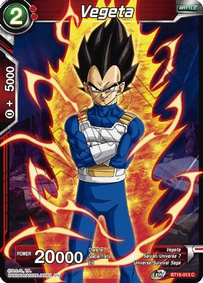 Vegeta (BT16-013) (BT16-013) [Realm of the Gods] | Rock City Comics