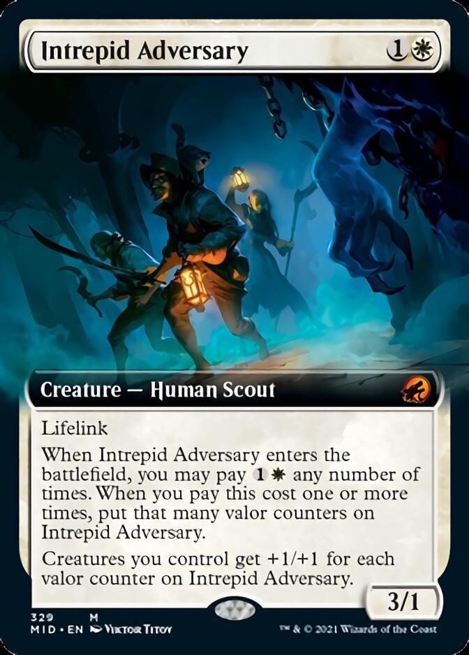 Intrepid Adversary (Extended Art) [Innistrad: Midnight Hunt] | Rock City Comics