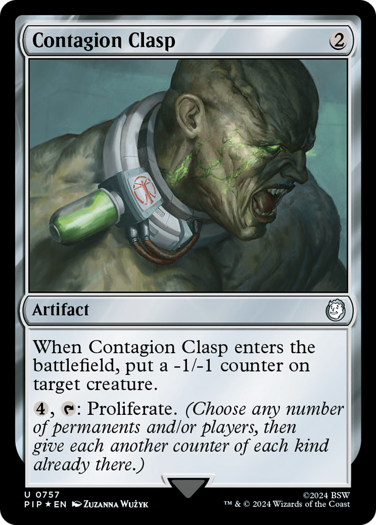 Contagion Clasp (Surge Foil) [Fallout] | Rock City Comics