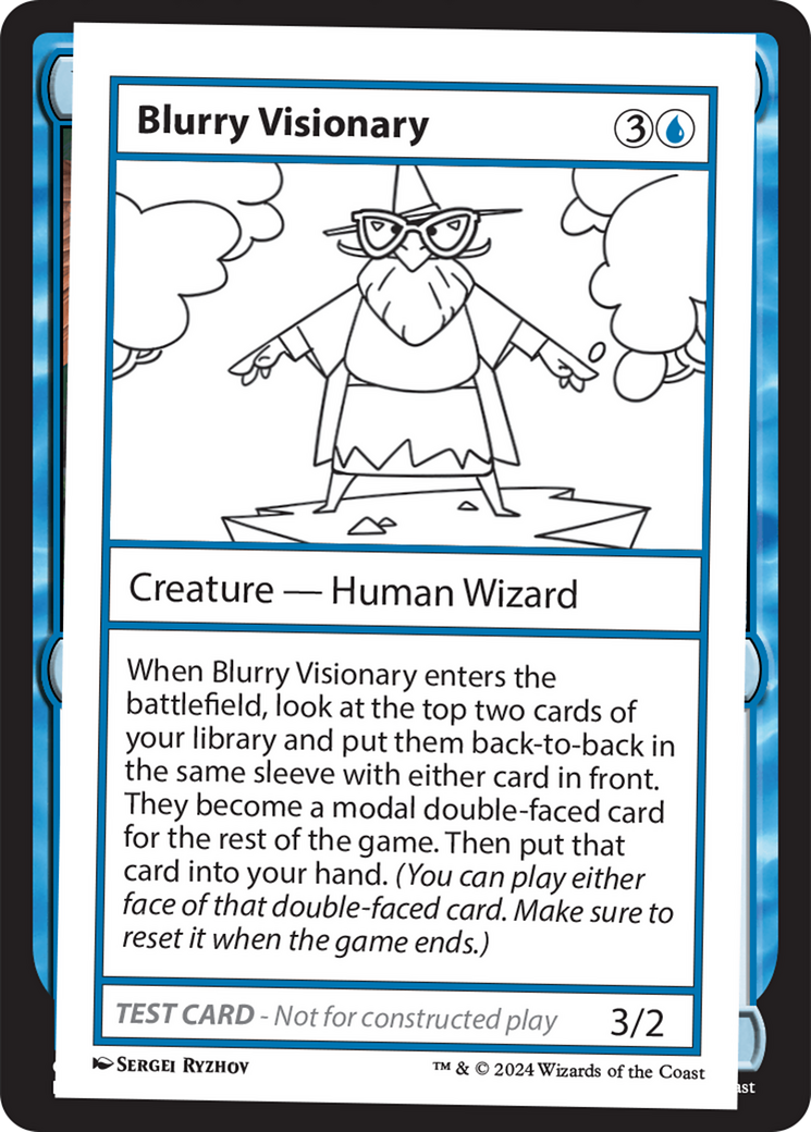 Blurry Visionary [Mystery Booster 2 Playtest Cards] | Rock City Comics