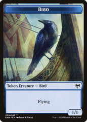 Treasure // Bird Double-Sided Token [Kaldheim Tokens] | Rock City Comics