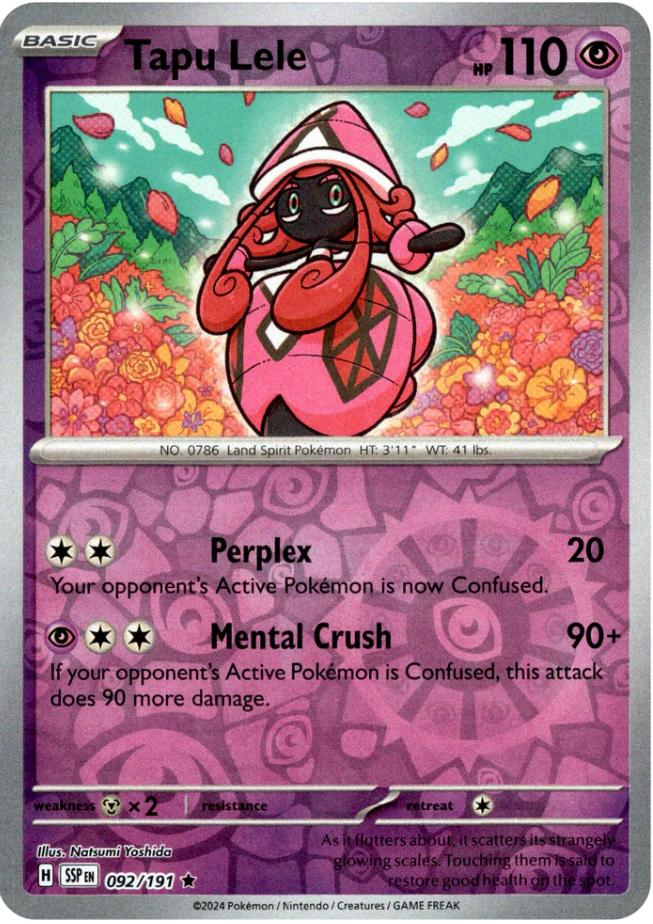 Tapu Lele (092/191) [Scarlet & Violet: Surging Sparks] | Rock City Comics