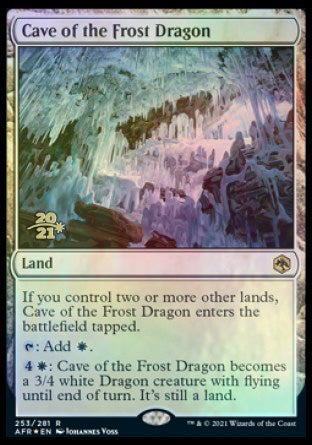 Cave of the Frost Dragon [Dungeons & Dragons: Adventures in the Forgotten Realms Prerelease Promos] | Rock City Comics