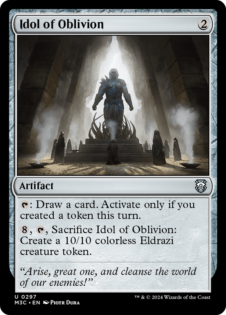 Idol of Oblivion (Ripple Foil) [Modern Horizons 3 Commander] | Rock City Comics
