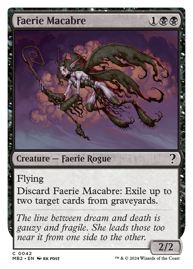 Faerie Macabre (White Border) [Mystery Booster 2] | Rock City Comics