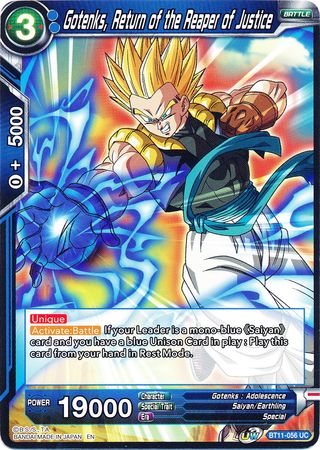 Gotenks, Return of the Reaper of Justice (BT11-056) [Vermilion Bloodline] | Rock City Comics