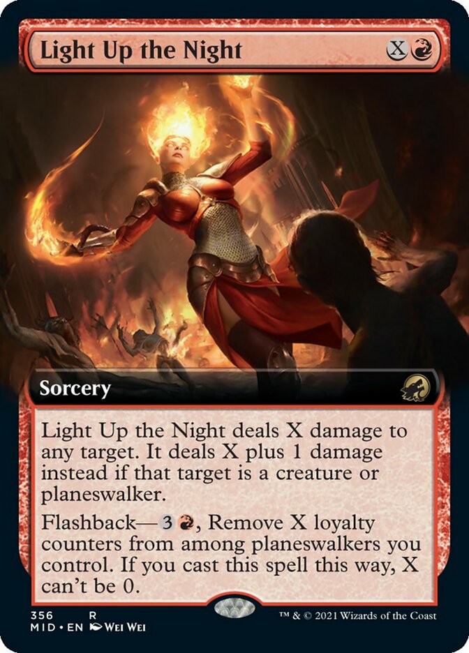 Light Up the Night (Extended Art) [Innistrad: Midnight Hunt] | Rock City Comics