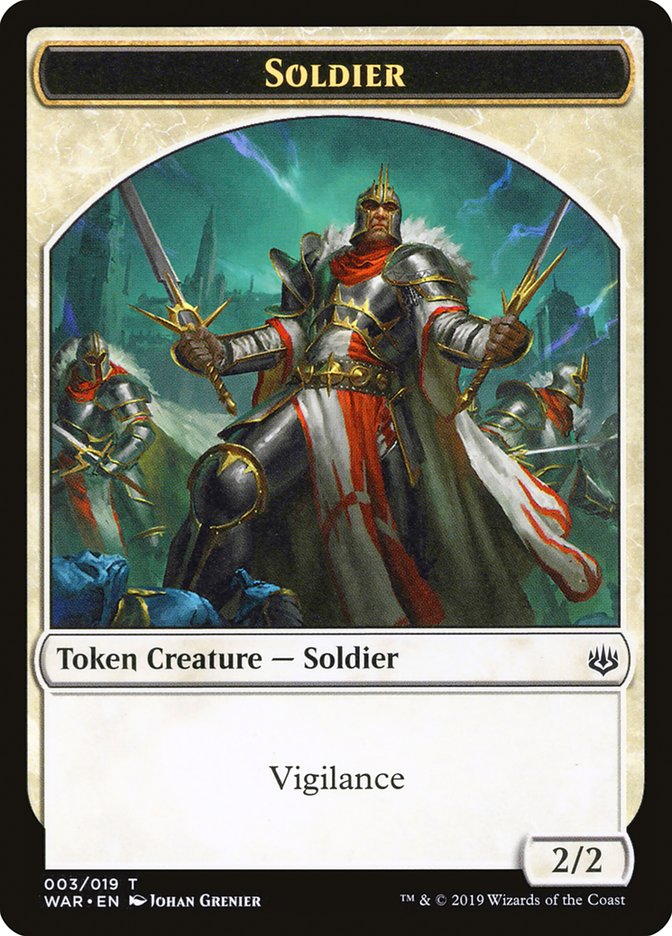 Soldier Token [War of the Spark Tokens] | Rock City Comics