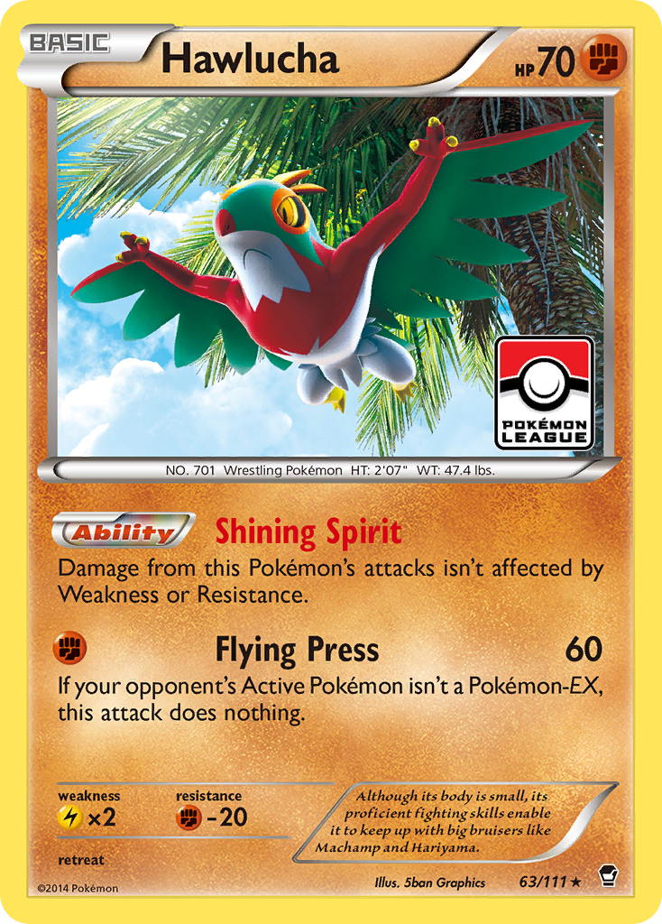 Hawlucha (63/111) [XY: Furious Fists] | Rock City Comics