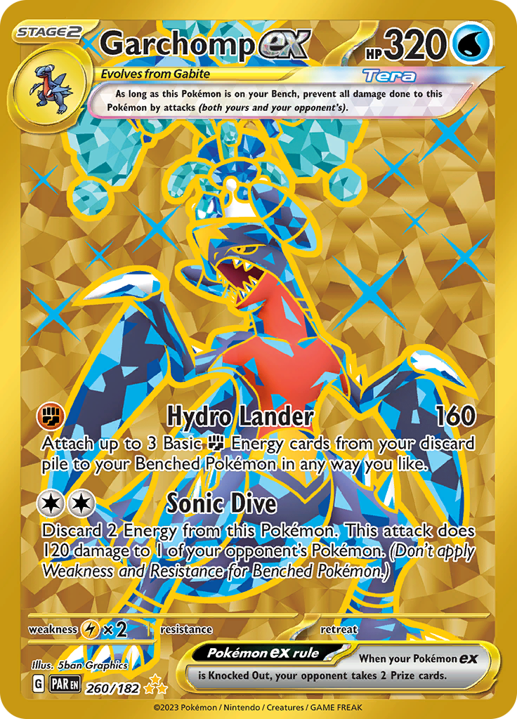 Garchomp ex (260/182) [Scarlet & Violet: Paradox Rift] | Rock City Comics