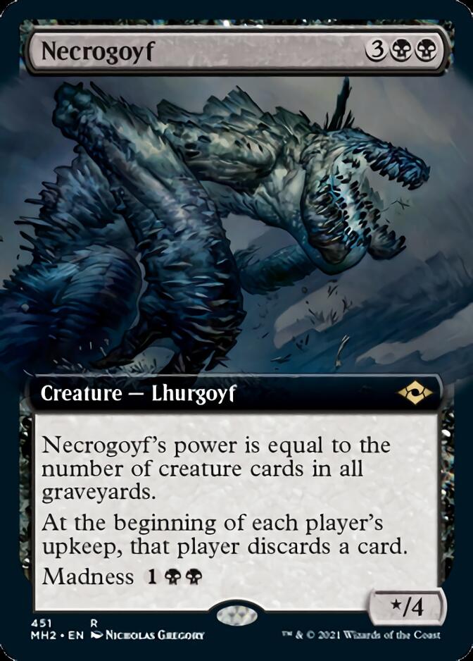 Necrogoyf (Extended Art) [Modern Horizons 2] | Rock City Comics