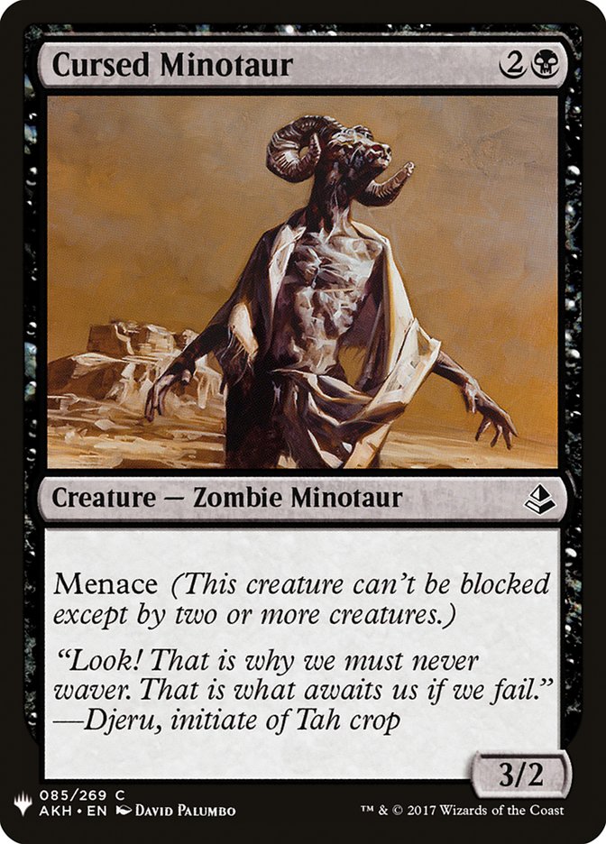 Cursed Minotaur [Mystery Booster] | Rock City Comics