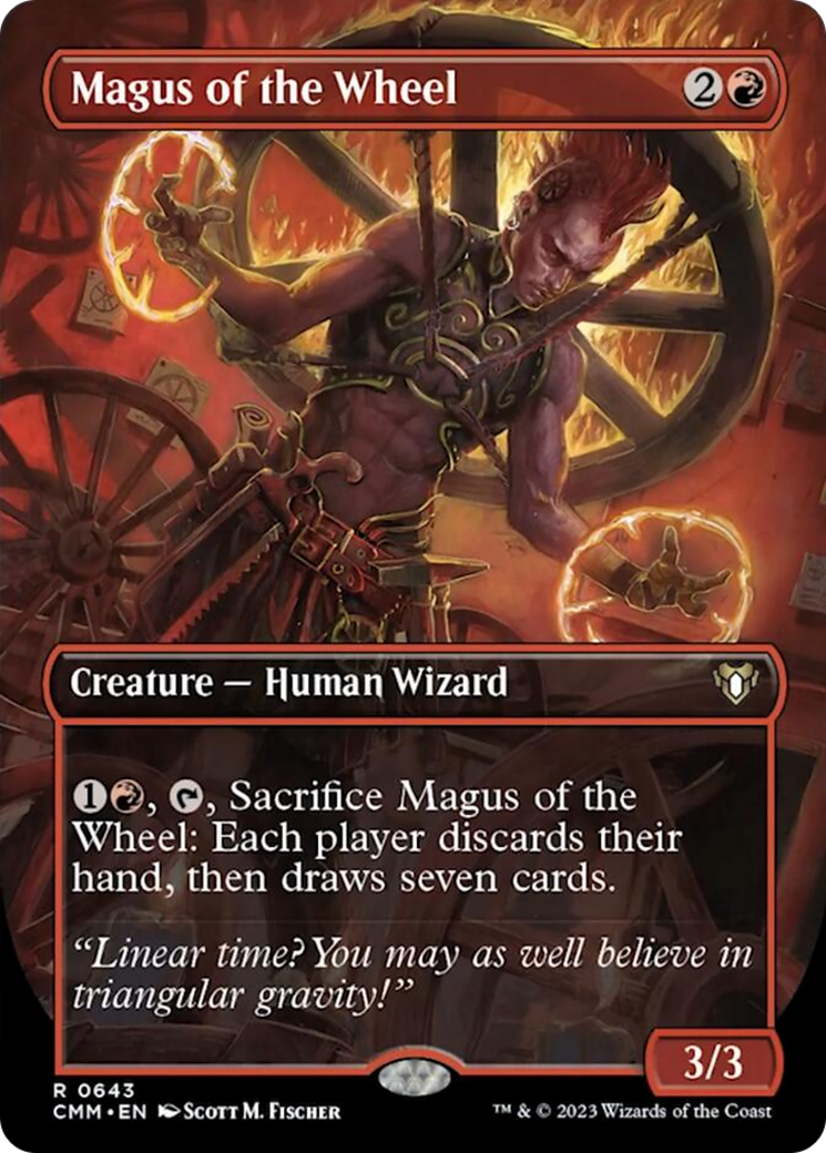 Magus of the Wheel (Borderless Alternate Art) [Commander Masters] | Rock City Comics