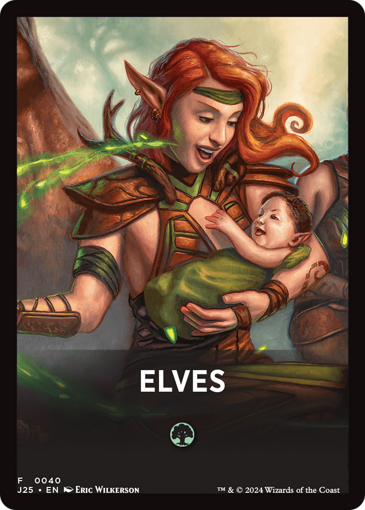 Elves Theme Card [Foundations Jumpstart Front Cards] | Rock City Comics