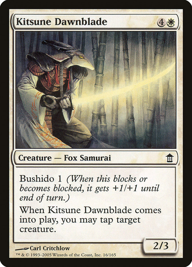 Kitsune Dawnblade [Saviors of Kamigawa] | Rock City Comics