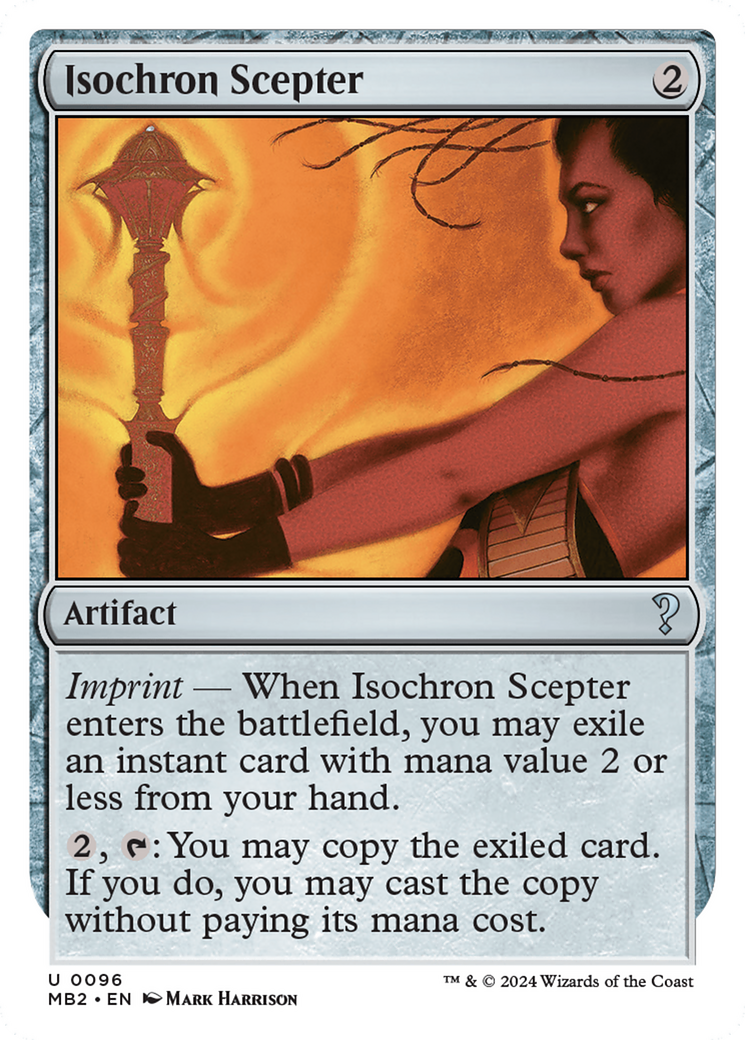 Isochron Scepter (White Border) [Mystery Booster 2] | Rock City Comics