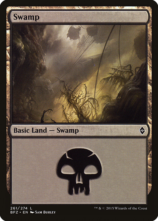 Swamp (261) [Battle for Zendikar] | Rock City Comics