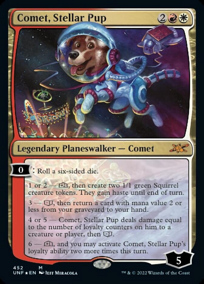 Comet, Stellar Pup (Galaxy Foil) [Unfinity] | Rock City Comics