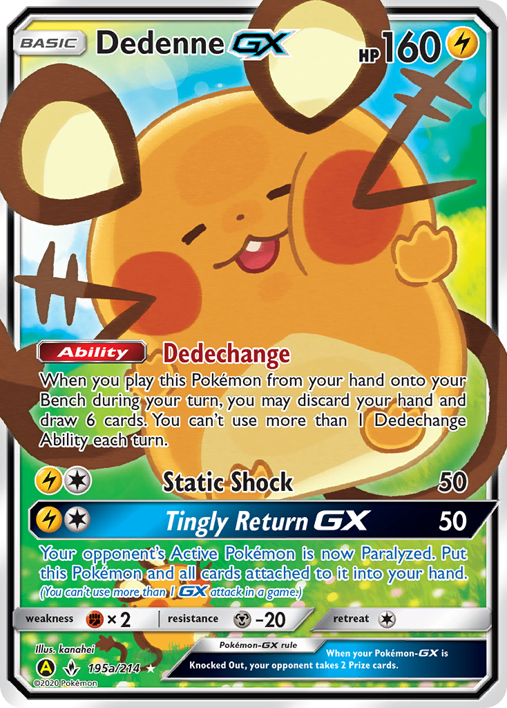 Dedenne GX (195a/214) [Alternate Art Promos] | Rock City Comics