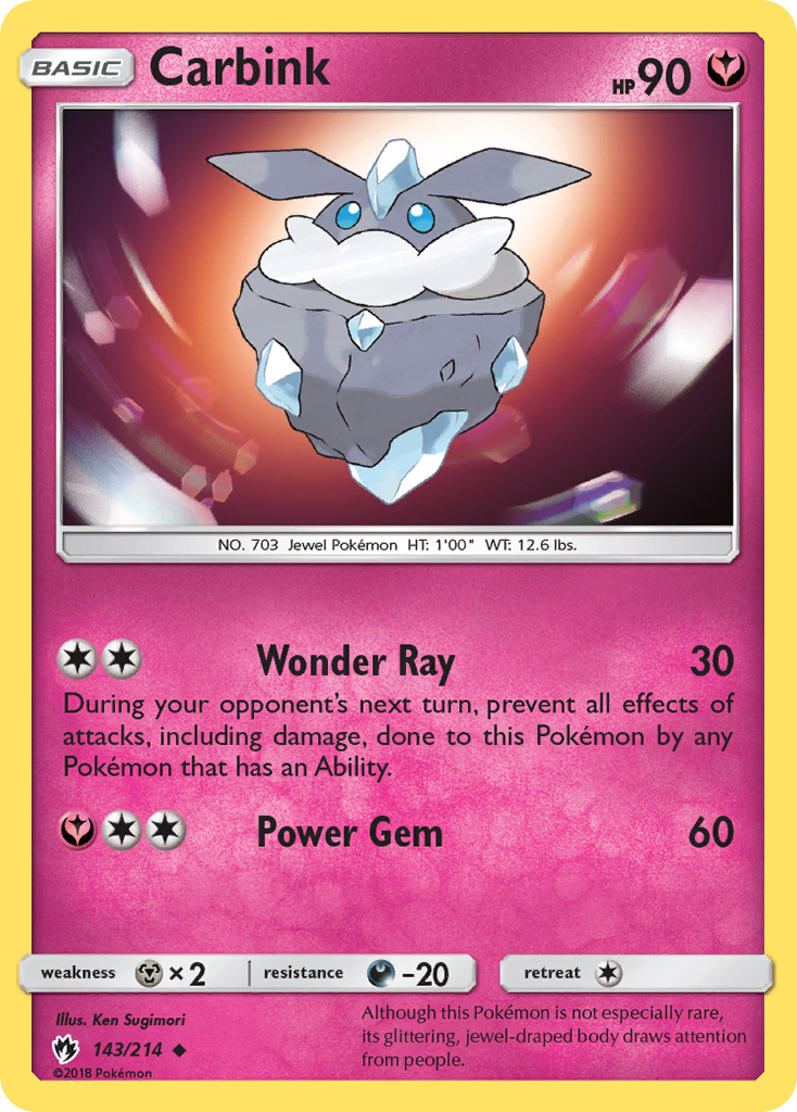 Carbink (143/214) [Sun & Moon: Lost Thunder] | Rock City Comics
