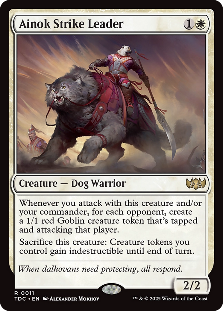 Ainok Strike Leader [Tarkir: Dragonstorm Commander] | Rock City Comics