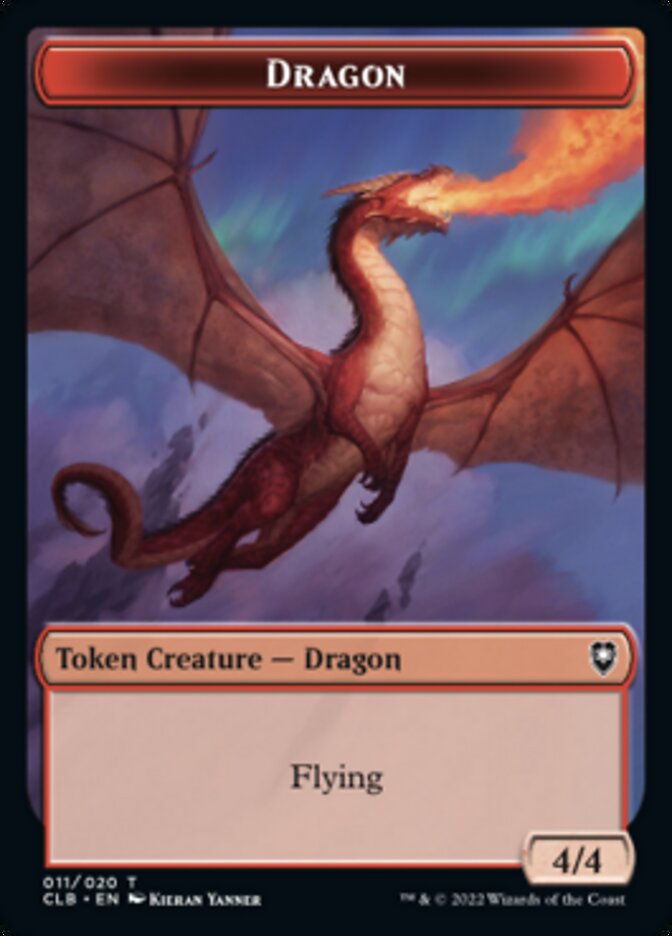 Dragon Token [Commander Legends: Battle for Baldur's Gate Tokens] | Rock City Comics