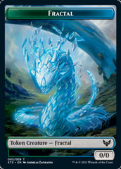 Fractal // Pest Double-Sided Token [Strixhaven: School of Mages Tokens] | Rock City Comics