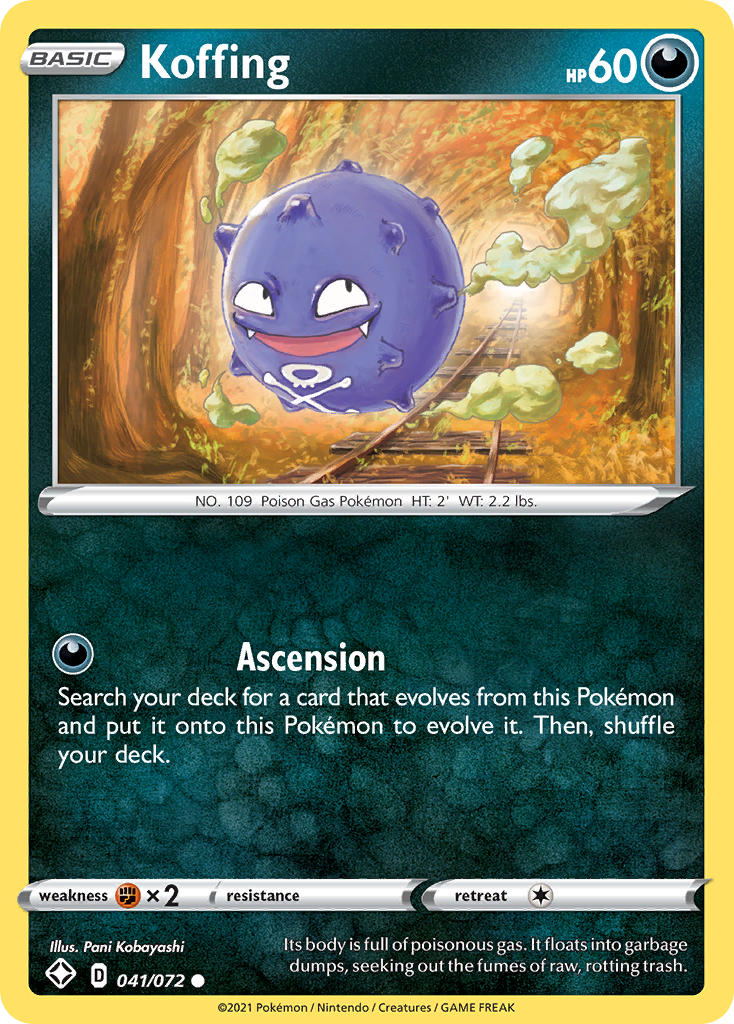 Koffing (041/072) [Sword & Shield: Shining Fates] | Rock City Comics