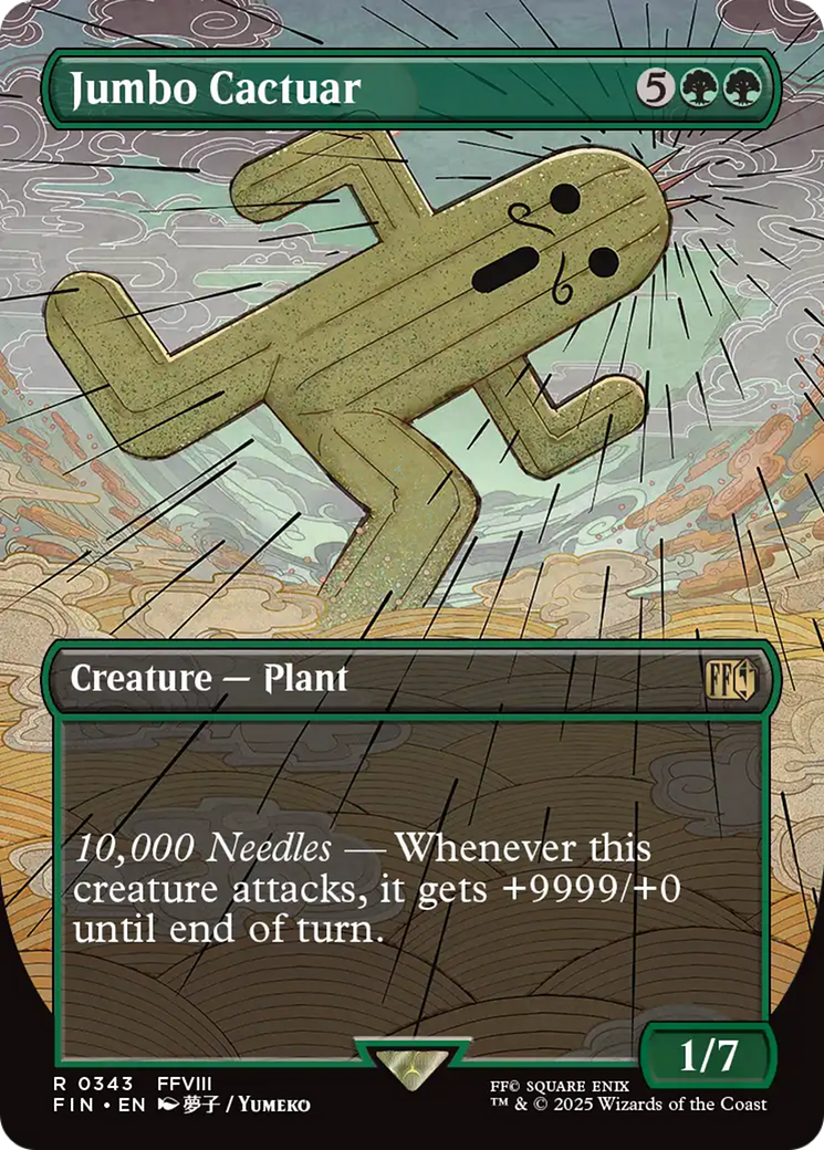 Jumbo Cactuar (Borderless) [FINAL FANTASY] | Rock City Comics