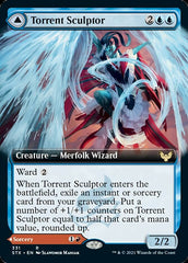 Torrent Sculptor // Flamethrower Sonata (Extended Art) [Strixhaven: School of Mages] | Rock City Comics