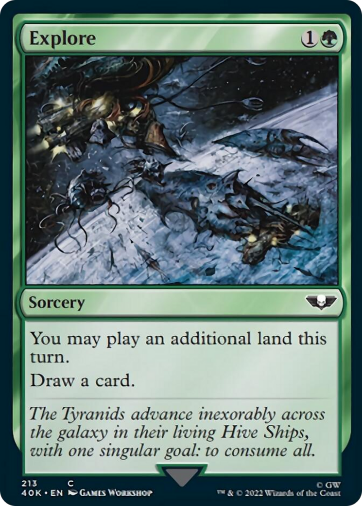 Explore (Surge Foil) [Warhammer 40,000] | Rock City Comics