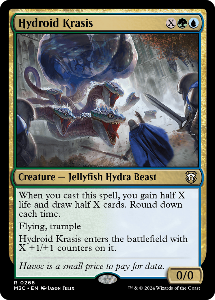 Hydroid Krasis (Ripple Foil) [Modern Horizons 3 Commander] | Rock City Comics