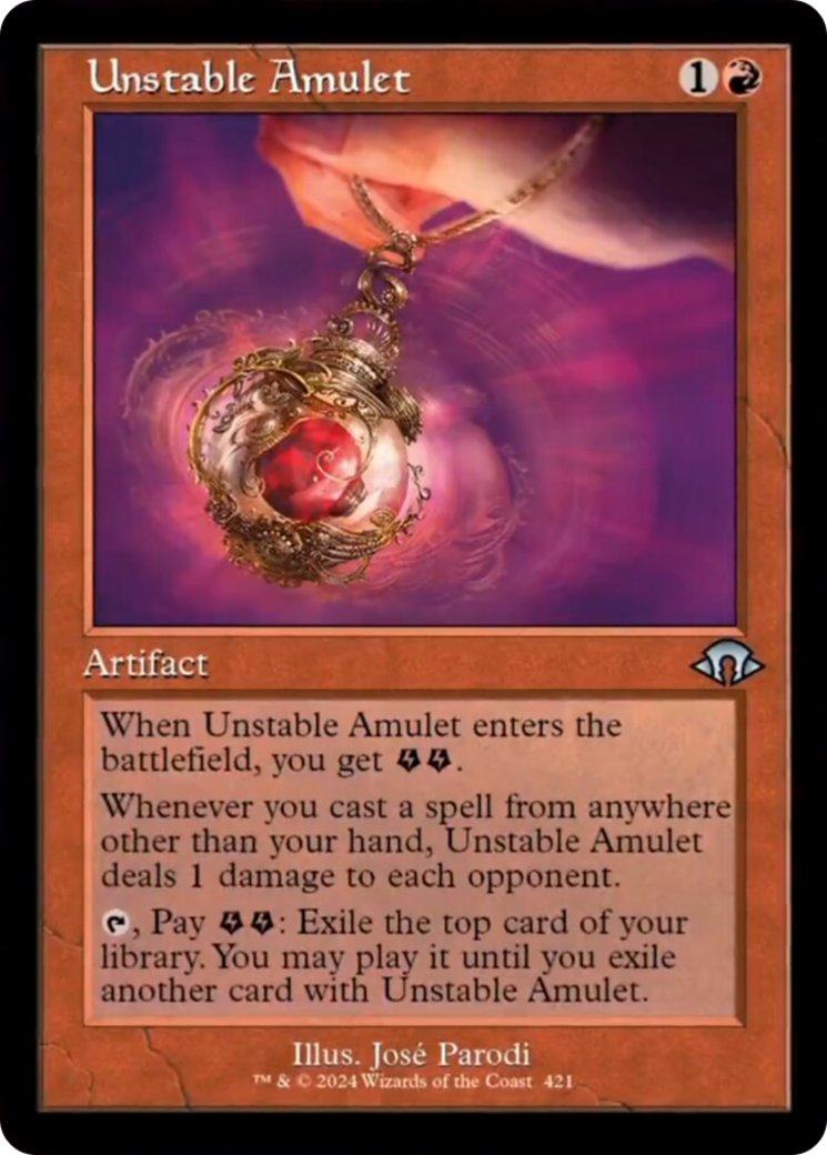 Unstable Amulet (Retro) [Modern Horizons 3] | Rock City Comics