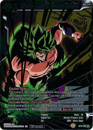 Broly, Limits Transcended (Event Pack 3 - 2019) (BT6-060_PR) [Promotion Cards] | Rock City Comics