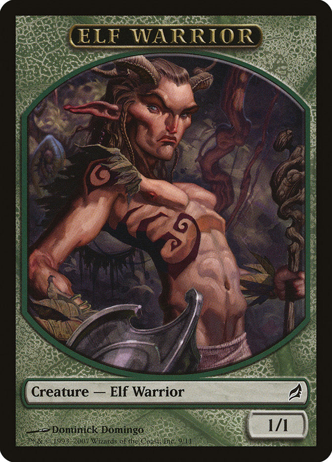 Elf Warrior Token [Lorwyn Tokens] | Rock City Comics