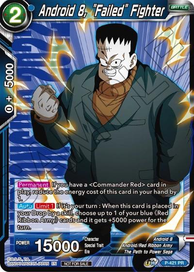 Android 8, "Failed" Fighter (Championship Pack 2022 Vol.2) (P-421) [Promotion Cards] | Rock City Comics