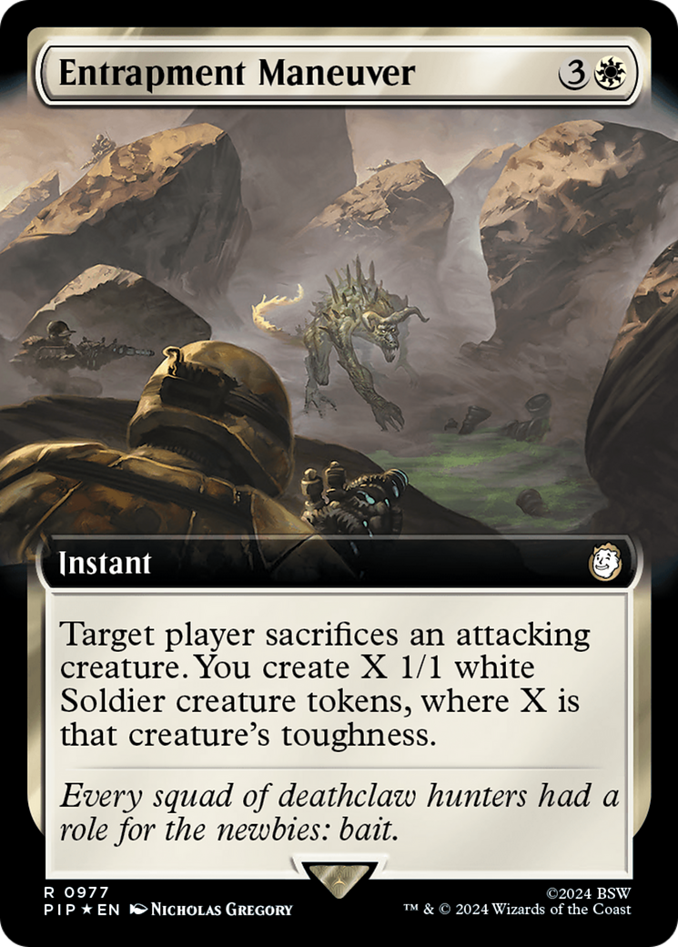 Entrapment Maneuver (Extended Art) (Surge Foil) [Fallout] | Rock City Comics