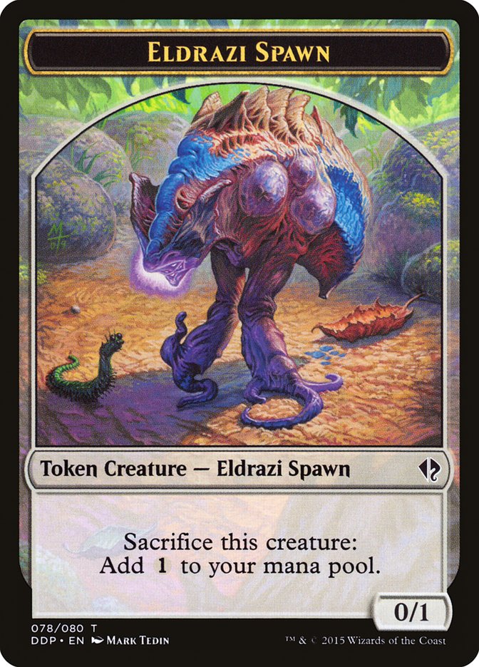 Eldrazi Spawn Token (078/080) [Duel Decks: Zendikar vs. Eldrazi] | Rock City Comics