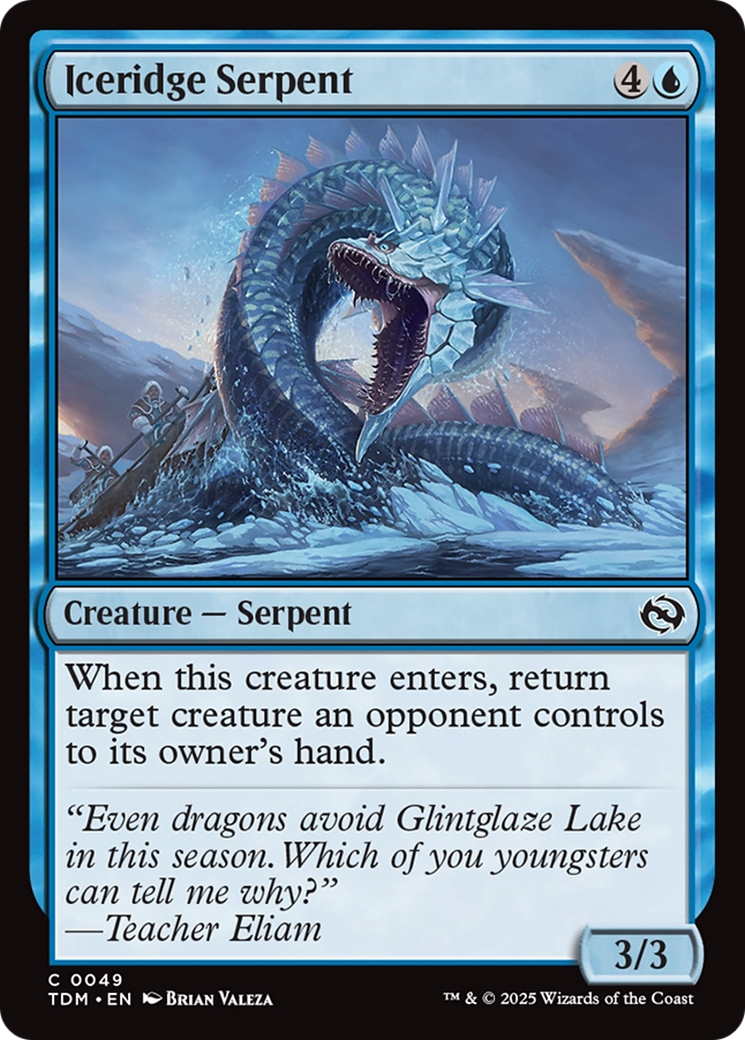 Iceridge Serpent [Tarkir: Dragonstorm] | Rock City Comics