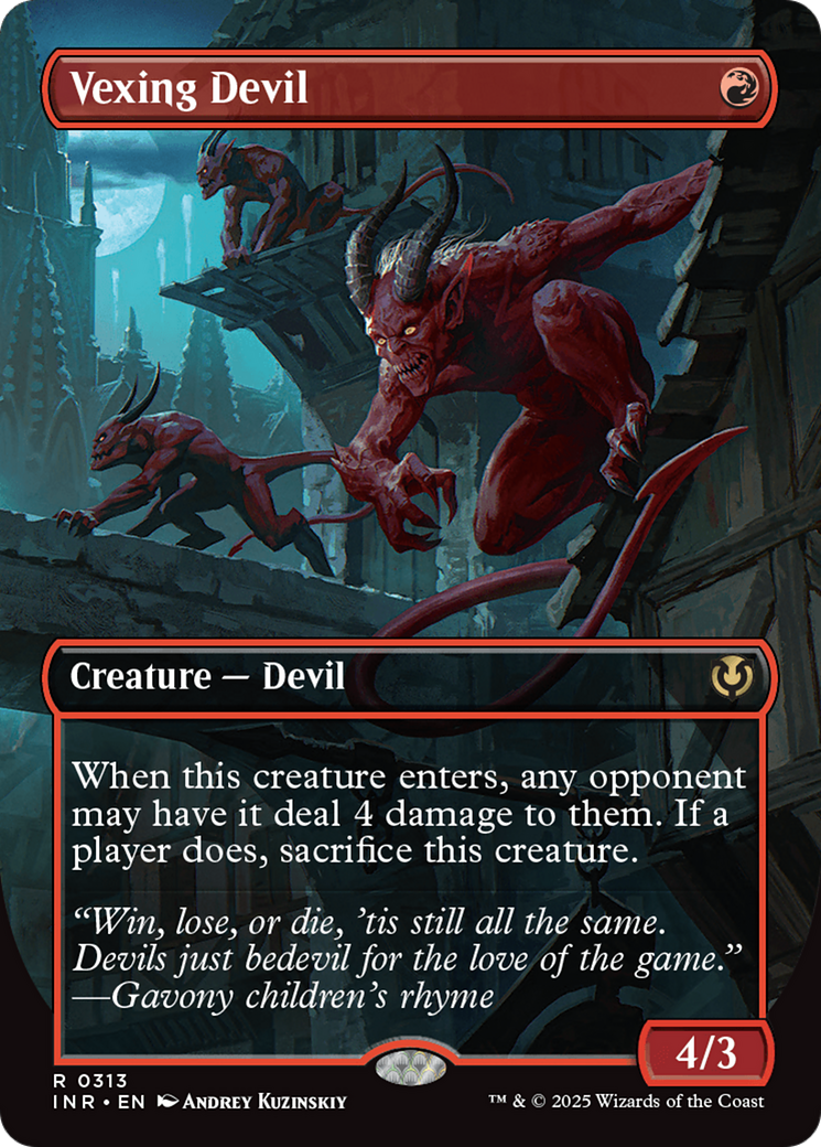 Vexing Devil (Borderless) [Innistrad Remastered] | Rock City Comics