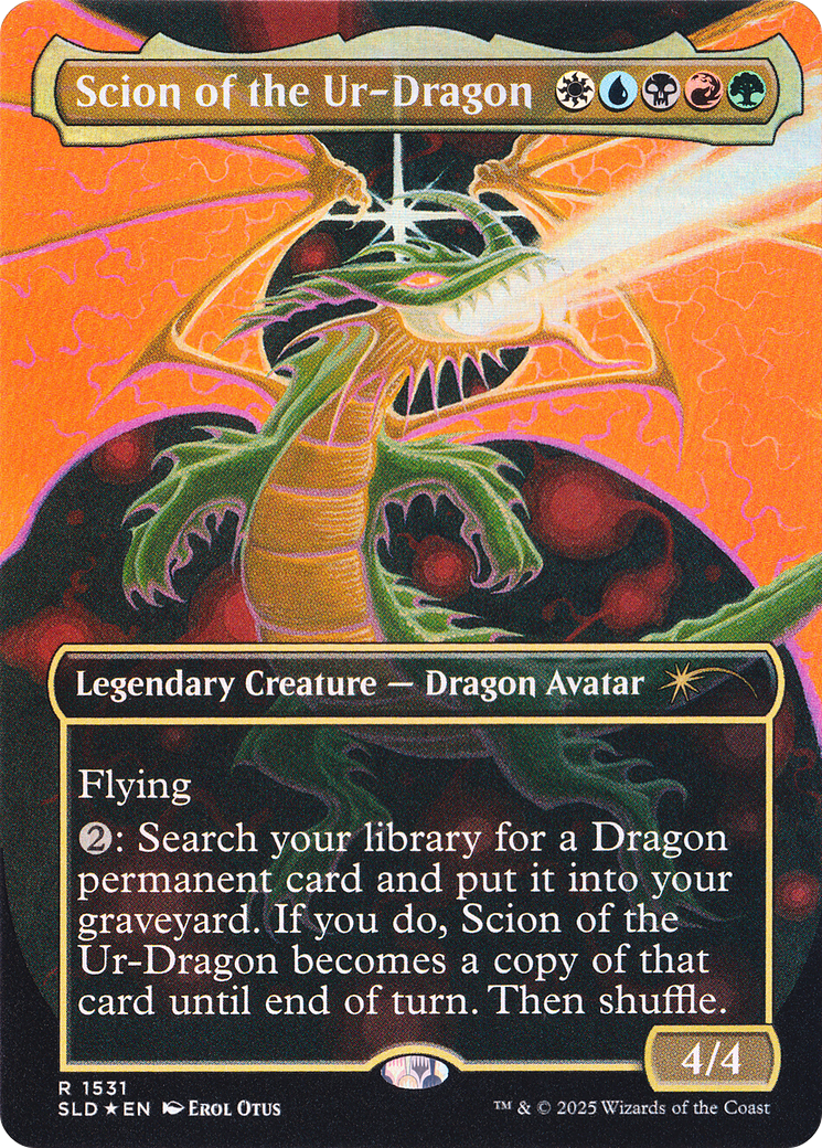 Scion of the Ur-Dragon (Rainbow Foil) [Secret Lair Drop Series] | Rock City Comics