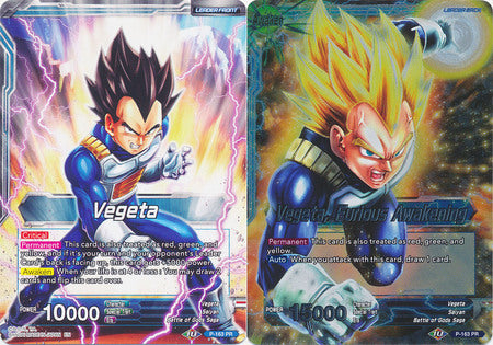 Vegeta // Vegeta, Furious Awakening (Draft Box 04 Tournament) (P-163) [Promotion Cards] | Rock City Comics