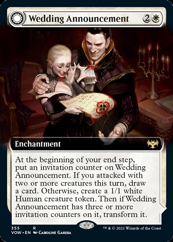 Wedding Announcement // Wedding Festivity (Extended Art) [Innistrad: Crimson Vow] | Rock City Comics