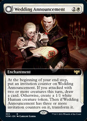 Wedding Announcement // Wedding Festivity (Extended Art) [Innistrad: Crimson Vow] | Rock City Comics