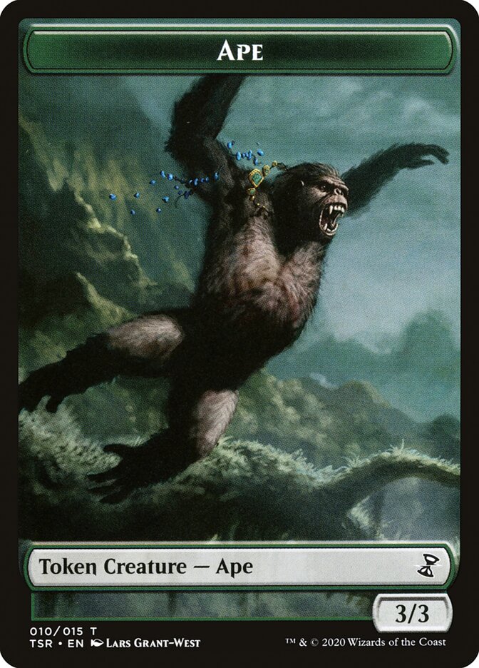 Angel // Ape Double-Sided Token [Double Masters Tokens] | Rock City Comics
