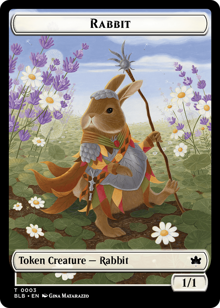 Rabbit Token [Bloomburrow Tokens] | Rock City Comics