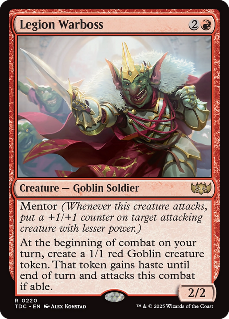 Legion Warboss [Tarkir: Dragonstorm Commander] | Rock City Comics
