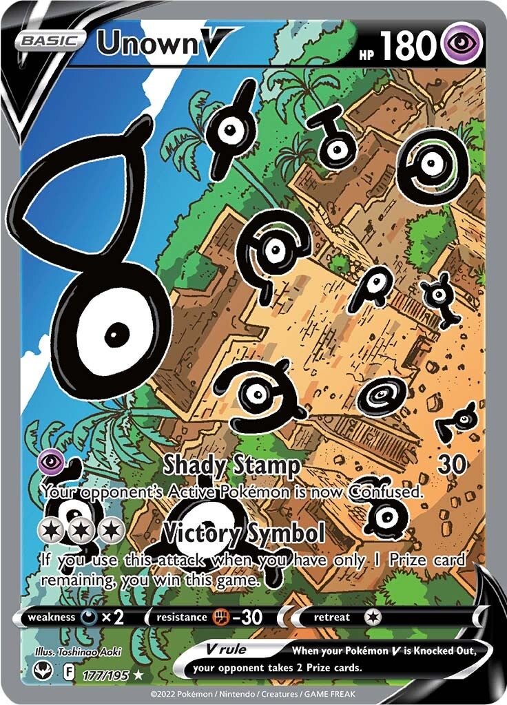 Unown V (177/195) [Sword & Shield: Silver Tempest] | Rock City Comics